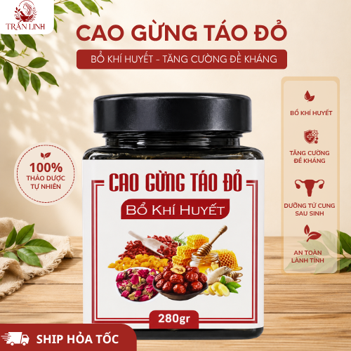 Cao Gừng Táo Đỏ Trần Linh 280g